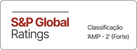 S&P Global Ratings seal — AMP-2 (Strong) rating